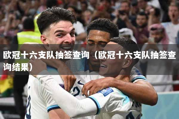 欧冠十六支队抽签查询(欧冠十六支队抽签查询结果)