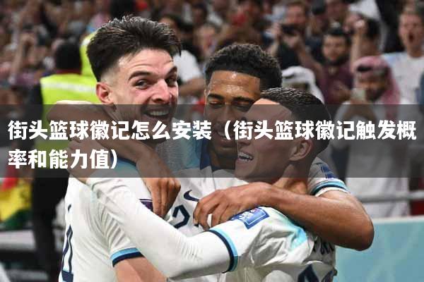 街头篮球徽记怎么安装（街头篮球徽记触发概率和能力值）